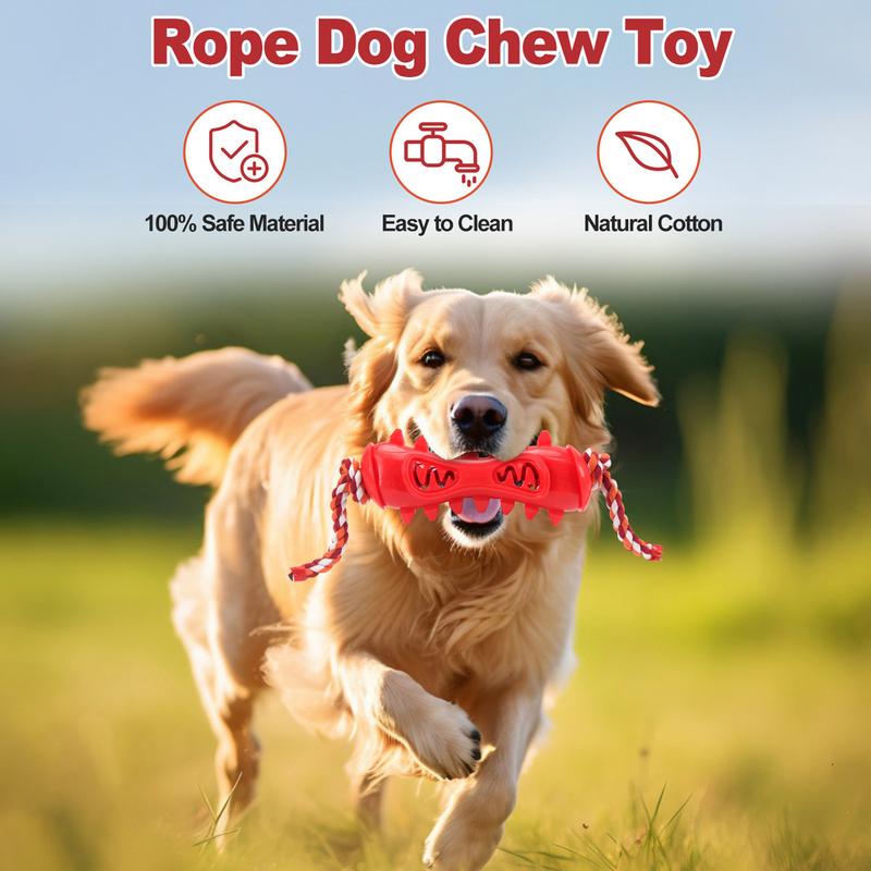 ของเล่นเคี้ยวสำหรับสุนัขที่ชอบ - Dog Rope Toy Aggressive Chewers บทวิจารณ์และราคา
