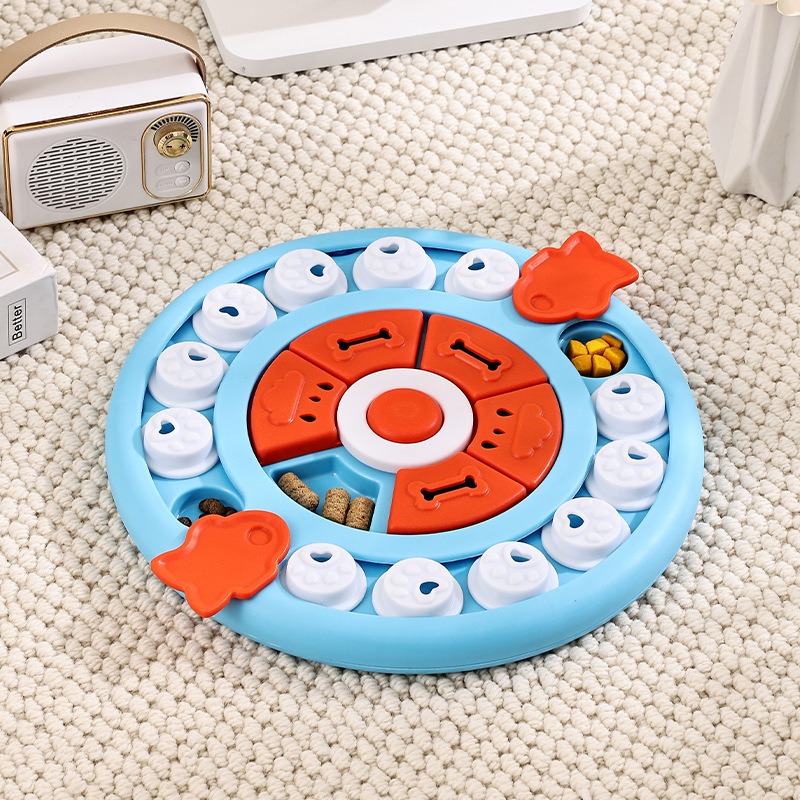 ชามอาหารสัตว์เลี้ยงแบบช้า ช่วย - Dog Puzzle Feeder Toy บทวิจารณ์และราคา