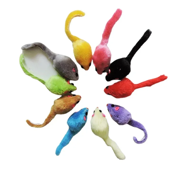 ของเล่นแมวขนปุย 8 ชิ้น ของเล่น - Catnip Interactive Plush Mouse บทวิจารณ์และราคา