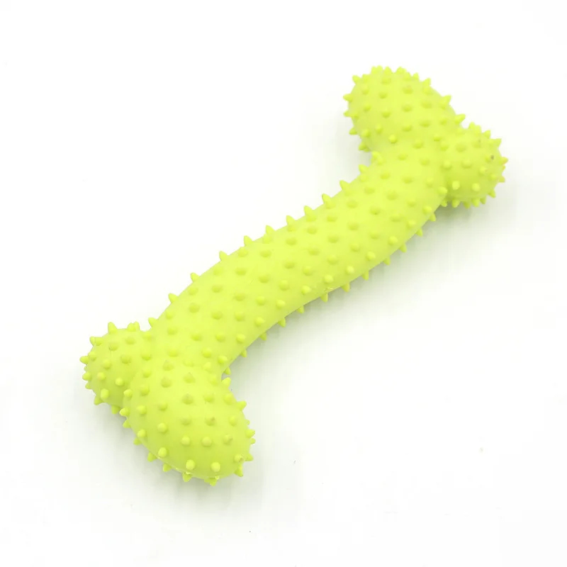 ของเล่นยางรูปกระดูก TPR ทนทานส - Teeth Cleaning Dog Chew Bone บทวิจารณ์และราคา