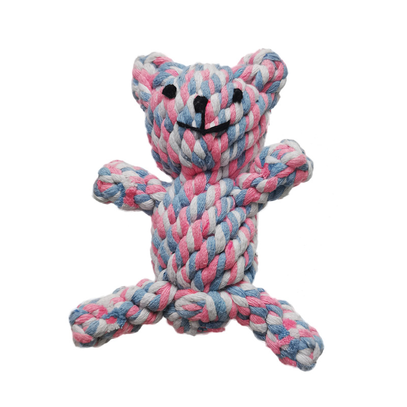 เชือกฝ้ายสำหรับสัตว์เลี้ยง รูป - Interactive Squeaky Plush Dog Toy บทวิจารณ์และราคา