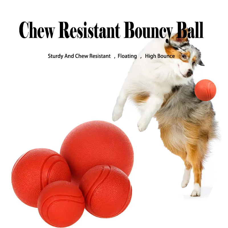ลูกบอลยางแข็งสำหรับสุนัข ของเล - Indestructible Dog Chew Toy บทวิจารณ์และราคา