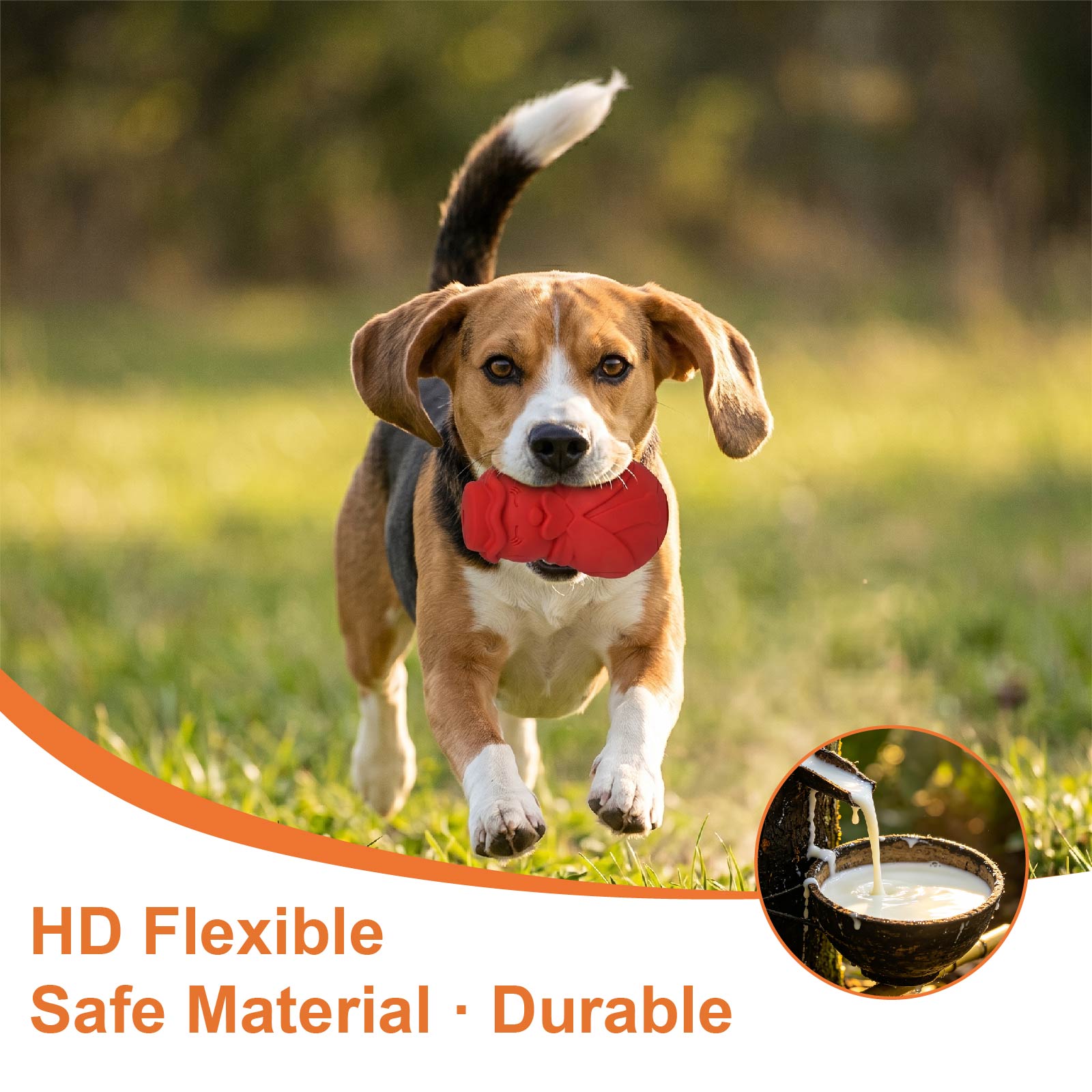 ของเล่นปริศนาสำหรับสุนัขลายสโน - Rubber Treat Dispensing Dog Toy บทวิจารณ์และราคา