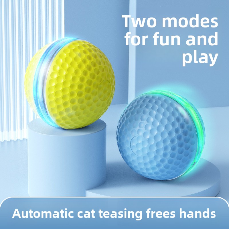 ลูกบอลยางรังผึ้งสำหรับสุนัข ทน - Automatic Moving Dog Ball บทวิจารณ์และราคา